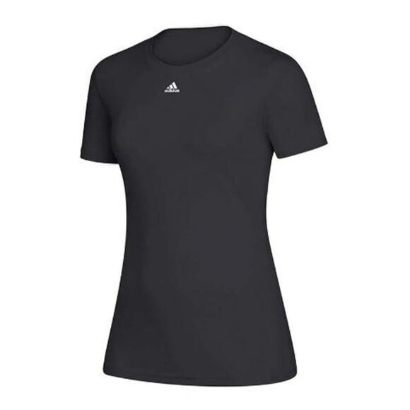 Adidas Women Creator Short Sleeve T-Shirt Crew Neck Tee Regular Fit Black SizeXS - Picture 2 of 9